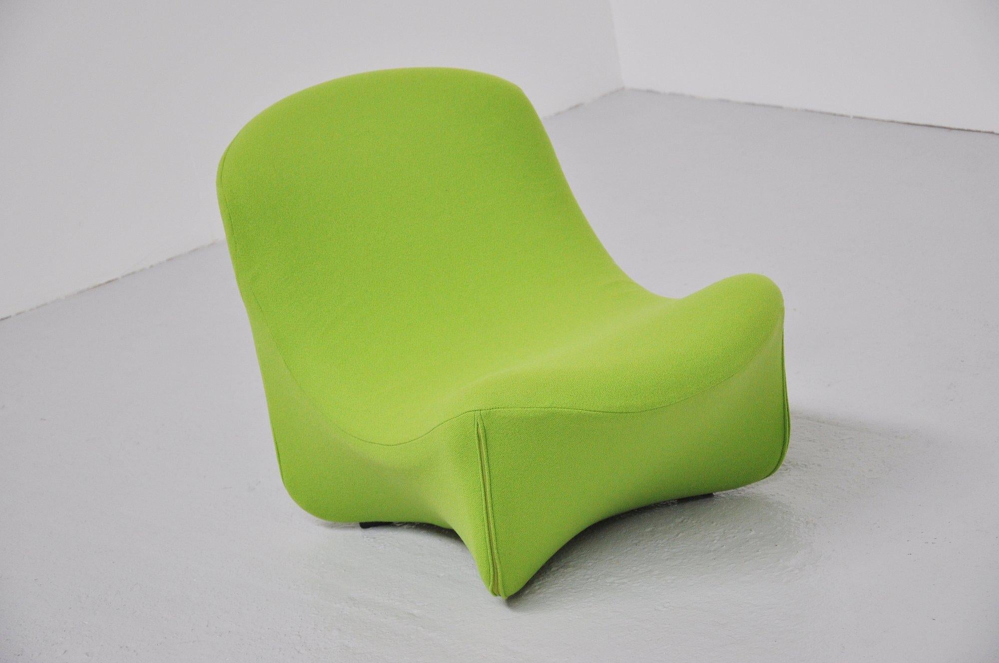 Artifort Design Group 593 Lounge Chair, 1974 In Good Condition In Etten-Leur, NL