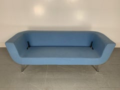 Artifort Diplomat Bono Sofa in Blue Kvadrat Wool
