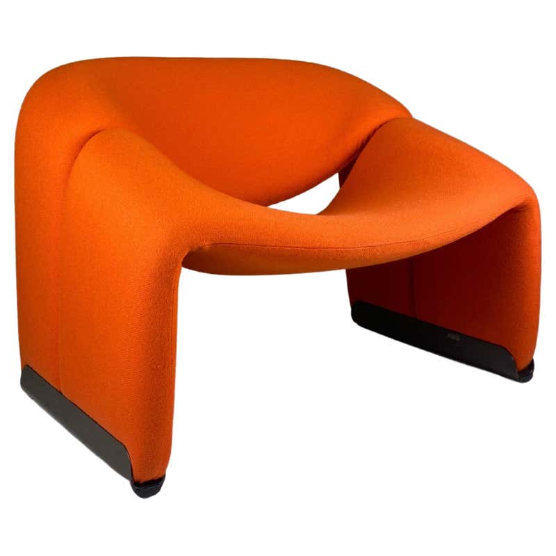 Pierre Paulin F598 Groovy Chair at 1stDibs | pierre paulin groovy chair