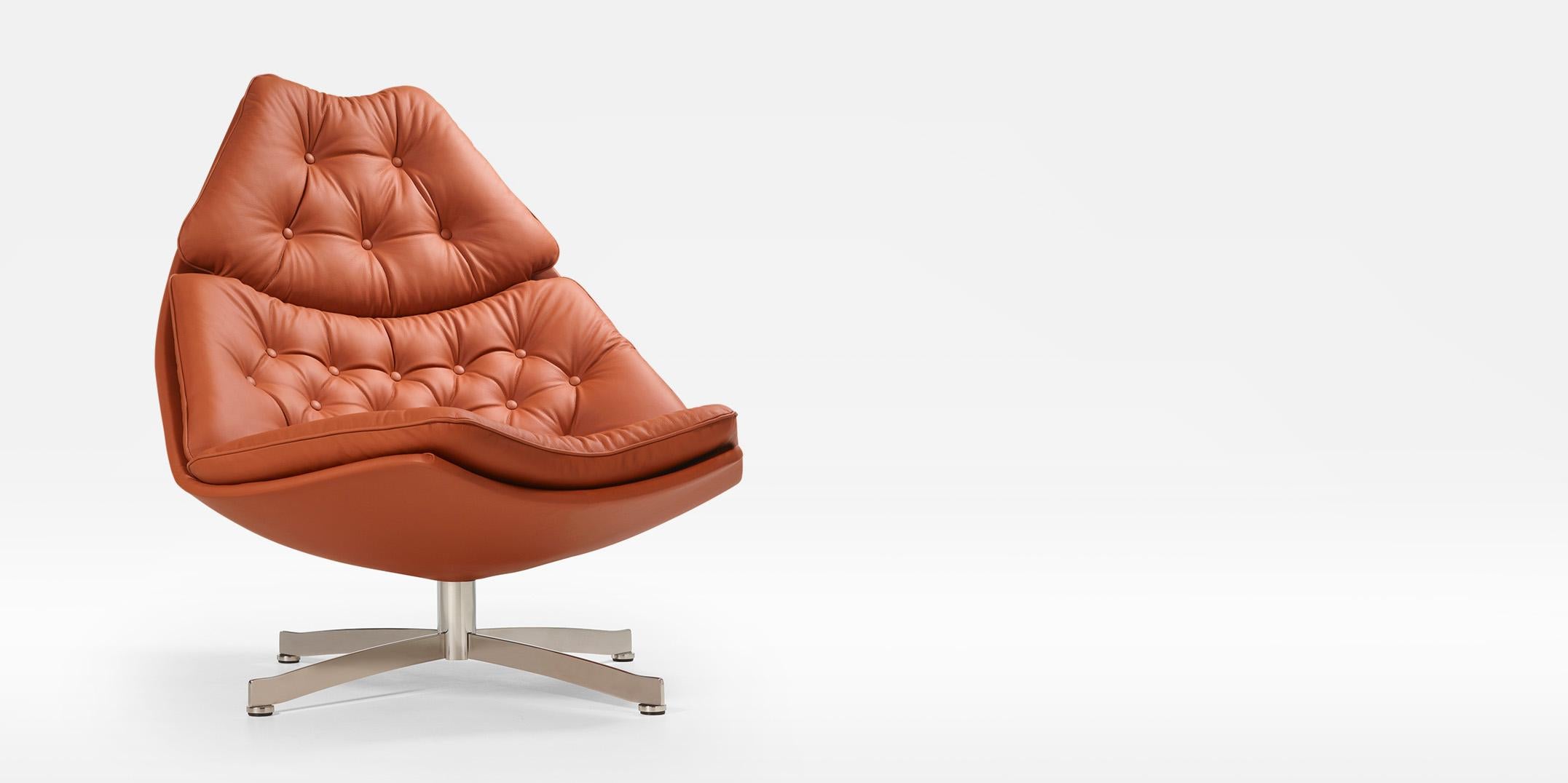Silla alta giratoria personalizable Artifort F587 de Geoffrey D. Harcourt RDI Holandés en venta