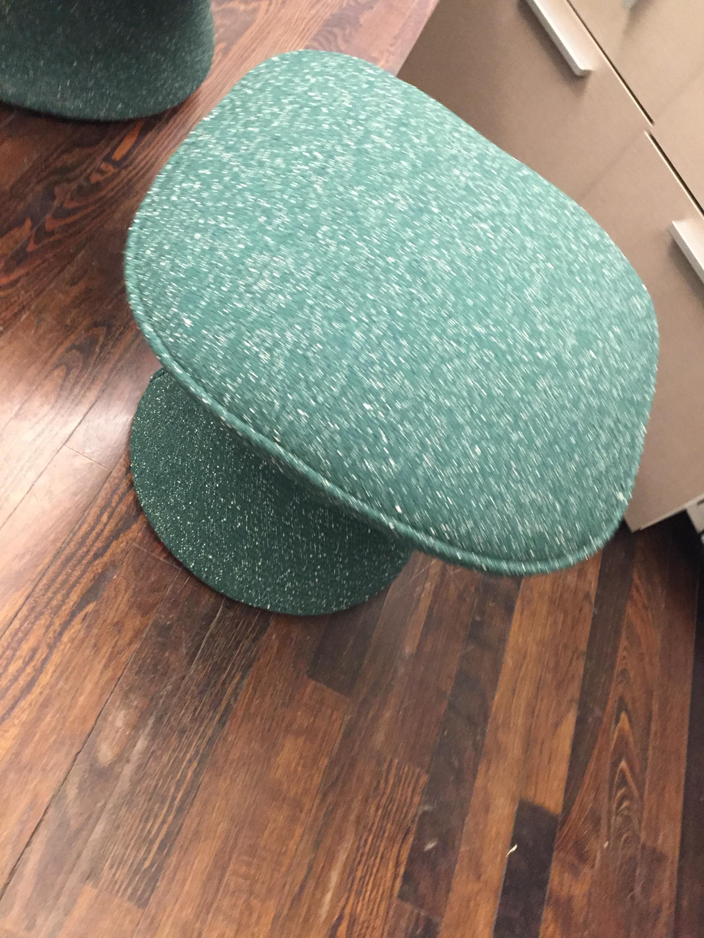 Fabric Artifort Green Pala Swivel Lounge chair with Ottoman