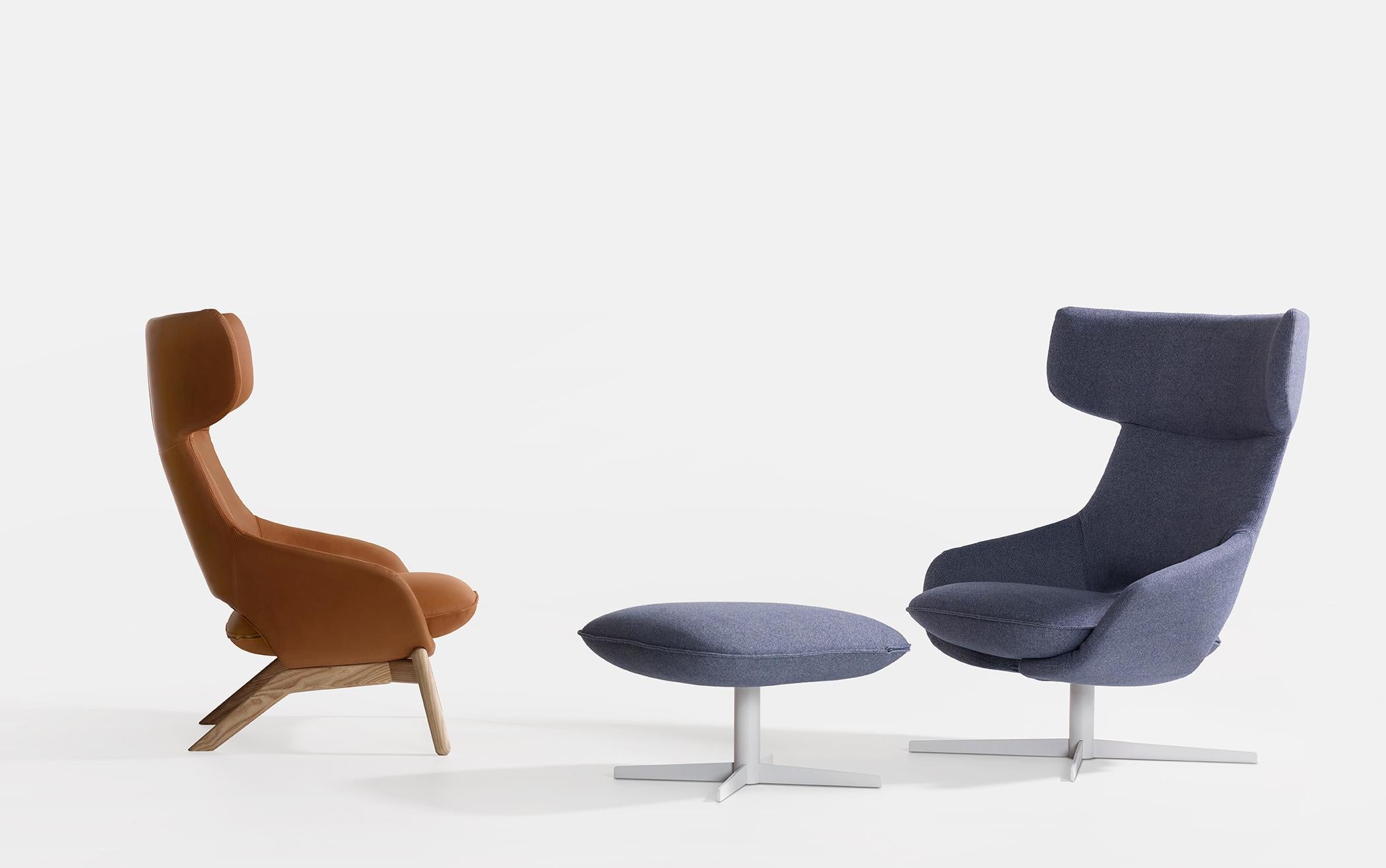 Dutch Customizable Artifort Kalm Armchair  with Swivel Base by Patrick Norguet For Sale