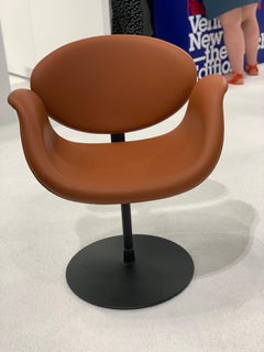 Artifort Leather Pierre Paulin Little Tulip Chair