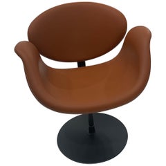 Artifort Leather Pierre Paulin Little Tulip Chair