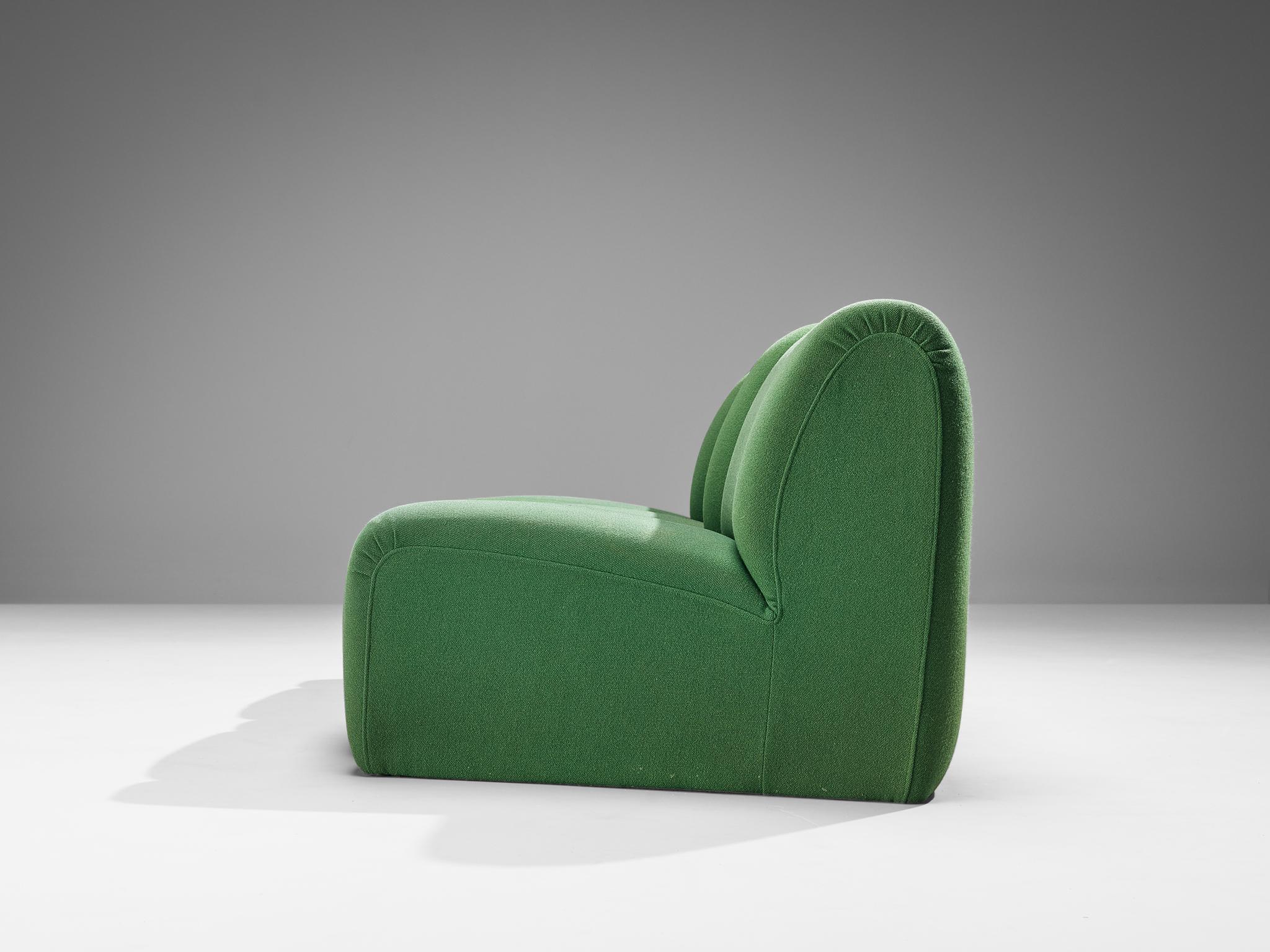 Artifort 'Mississippi' Organic Sectional Sofa in Green Fabric 3
