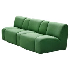 Artifort 'Mississippi' Organic Sectional Sofa in Green Fabric