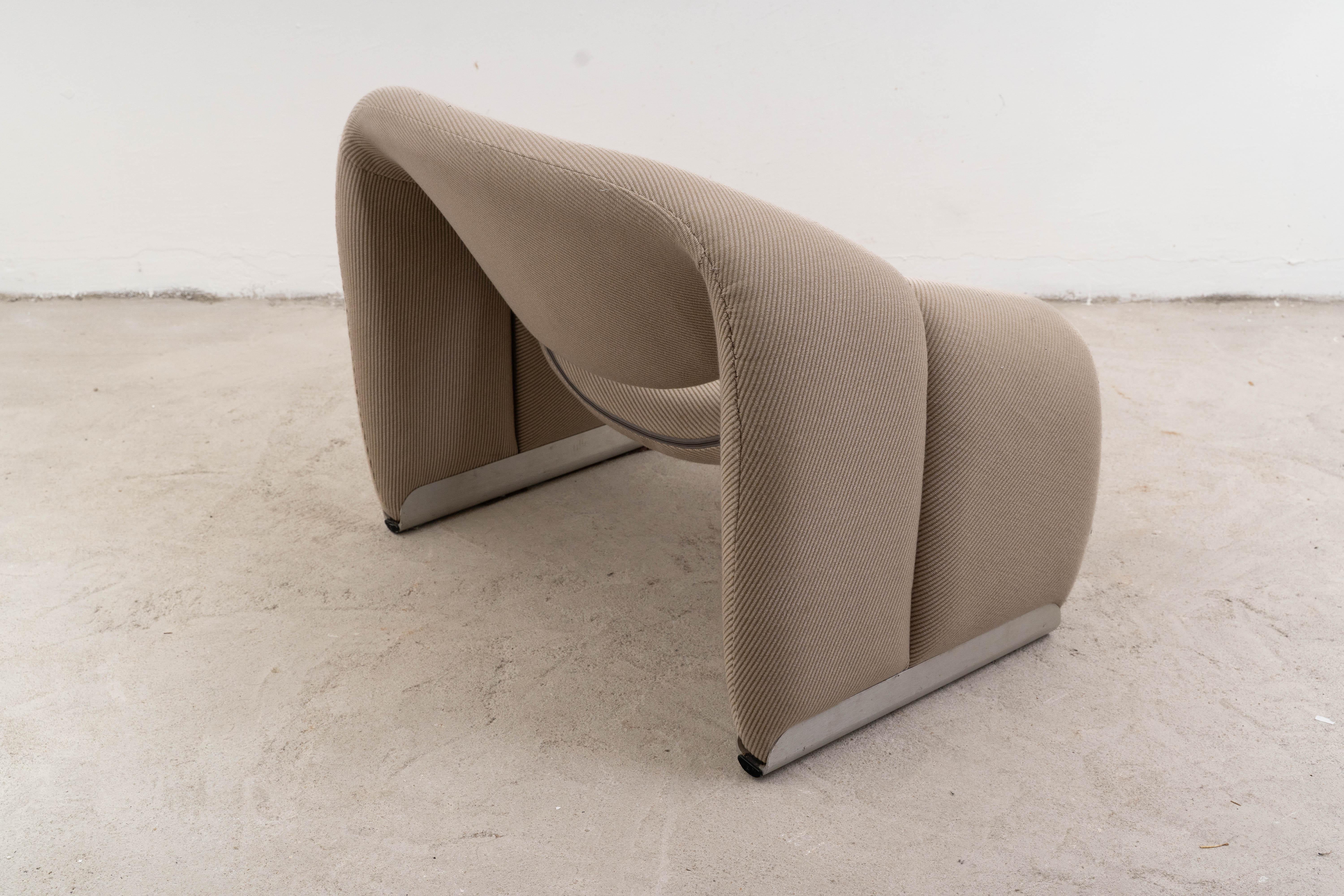 Late 20th Century Artifort - Pierre Paulin - Sofa - Groovy Chair - Aluminium, Wool For Sale