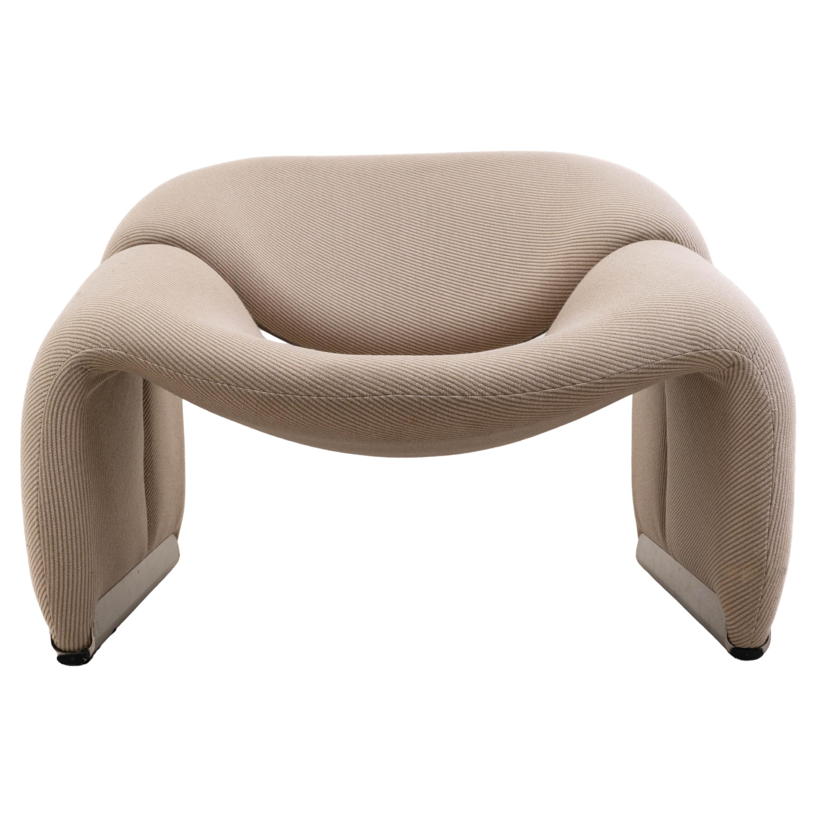 Artifort - Pierre Paulin - Sofa - Groovy Chair - Aluminium, Wool For Sale