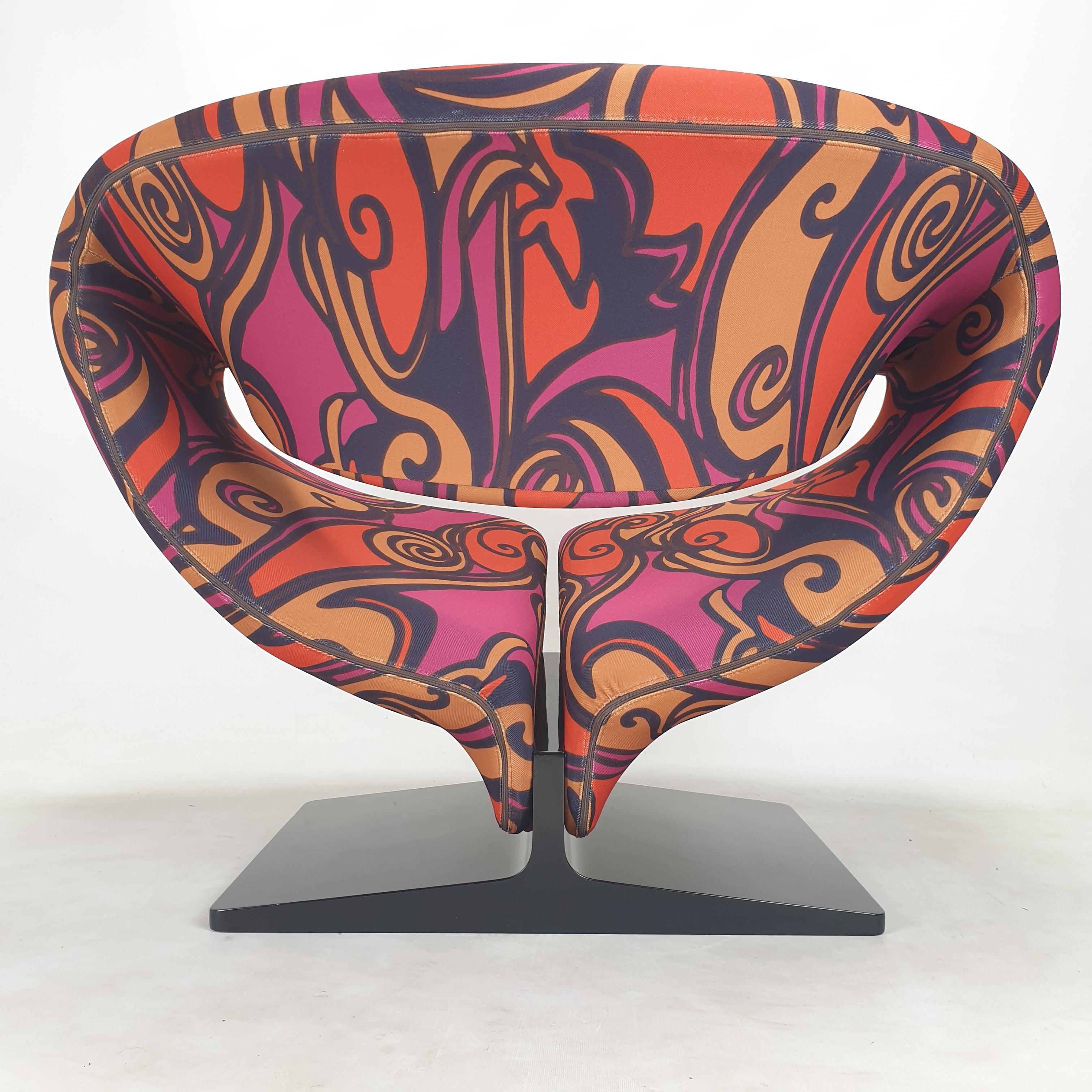 Fabric Artifort Ribbon Chair by Pierre Paulin for Artifort For Sale