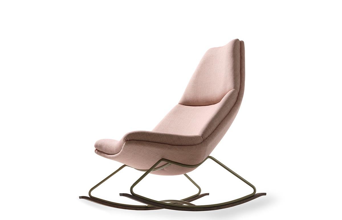 Modern Customizable Artifort Rocking Chair  by Geoffrey D. Harcourt RDI For Sale