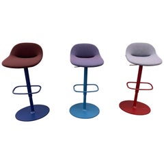 Artifort Set of Three Beso Adjustable Swivel Stools by Khodi Feiz