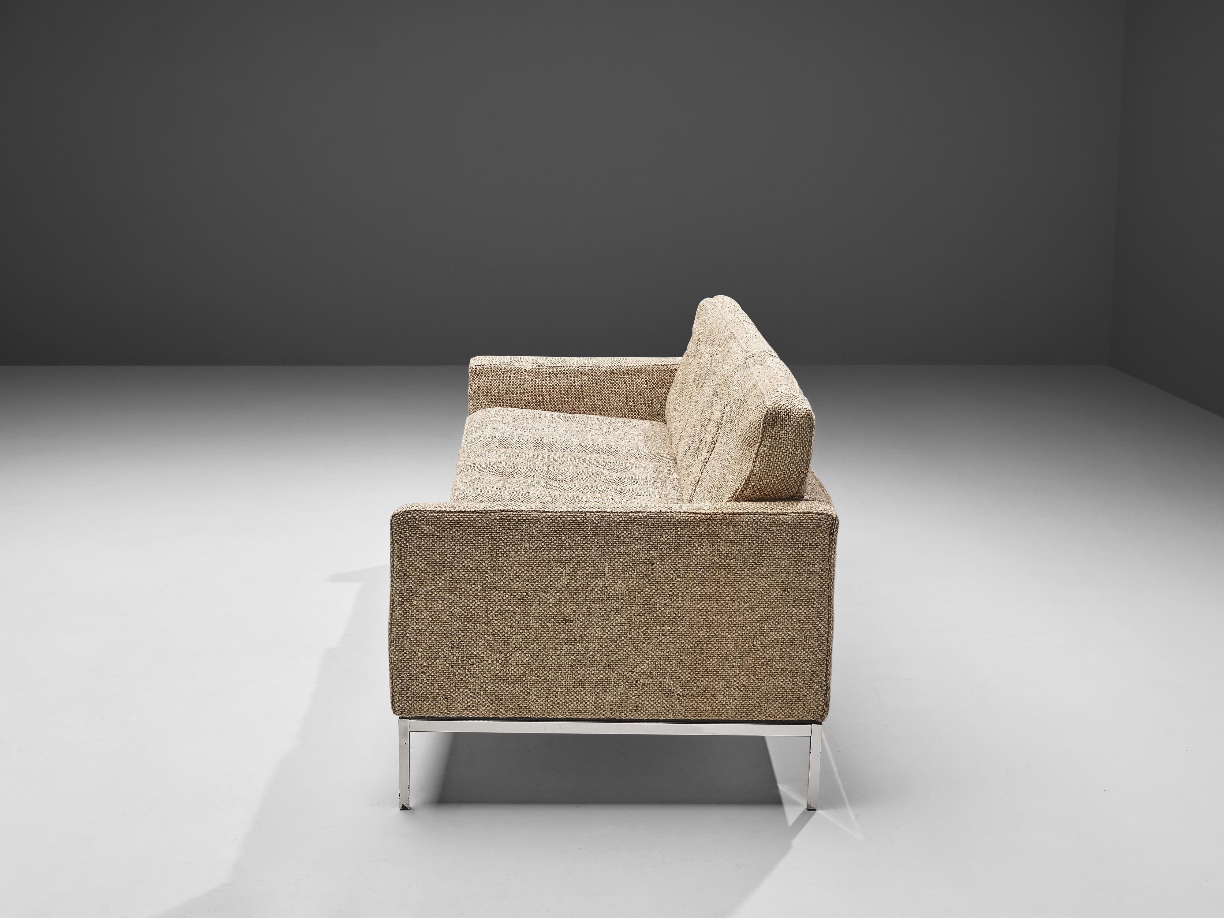 Dutch Artifort Sofa in Beige Wool  For Sale