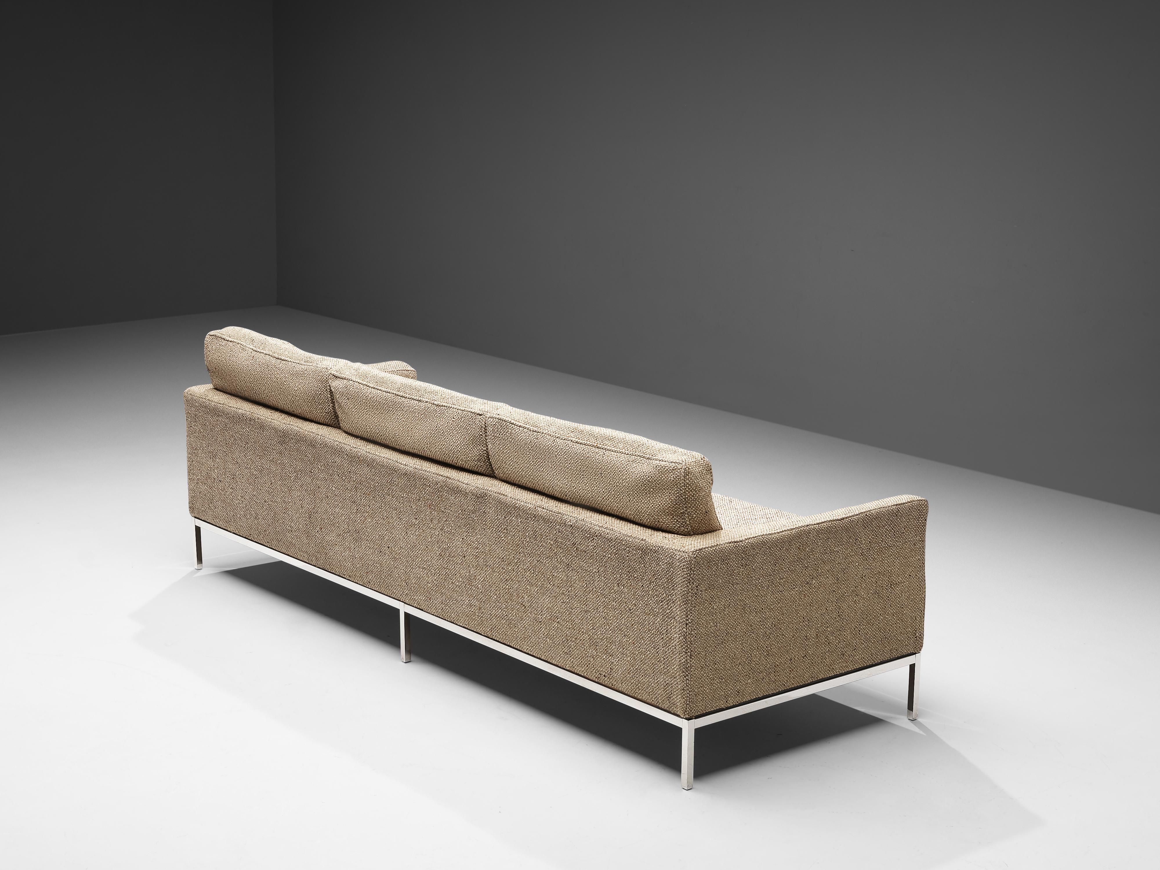 Mid-20th Century Artifort Sofa in Beige Wool  For Sale