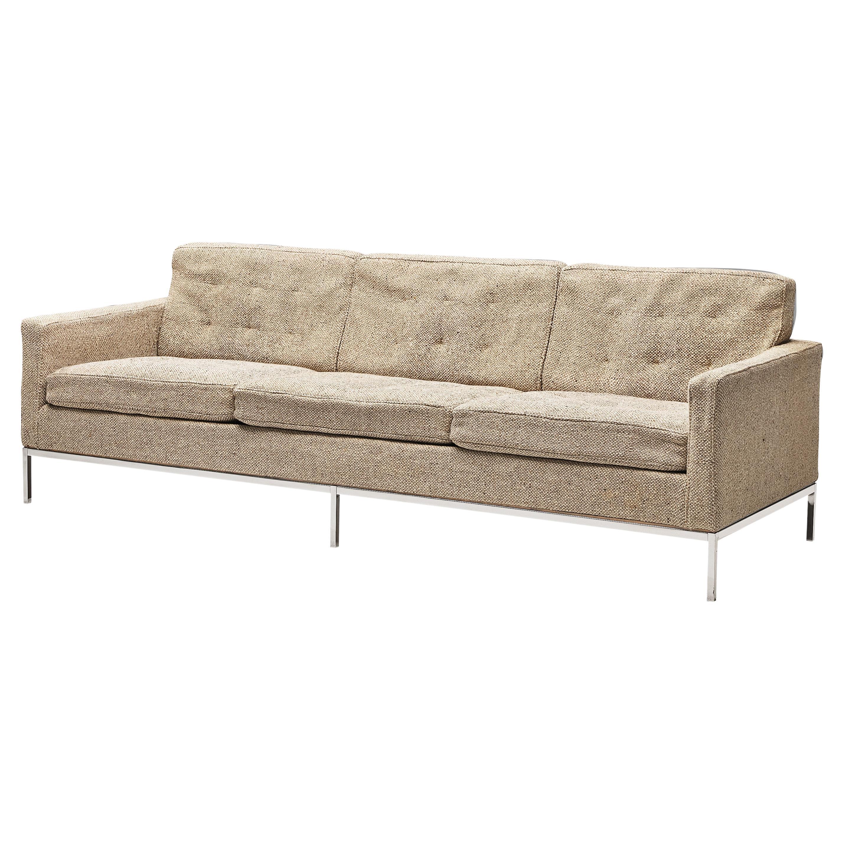 Artifort Sofa in Beige Wool  For Sale