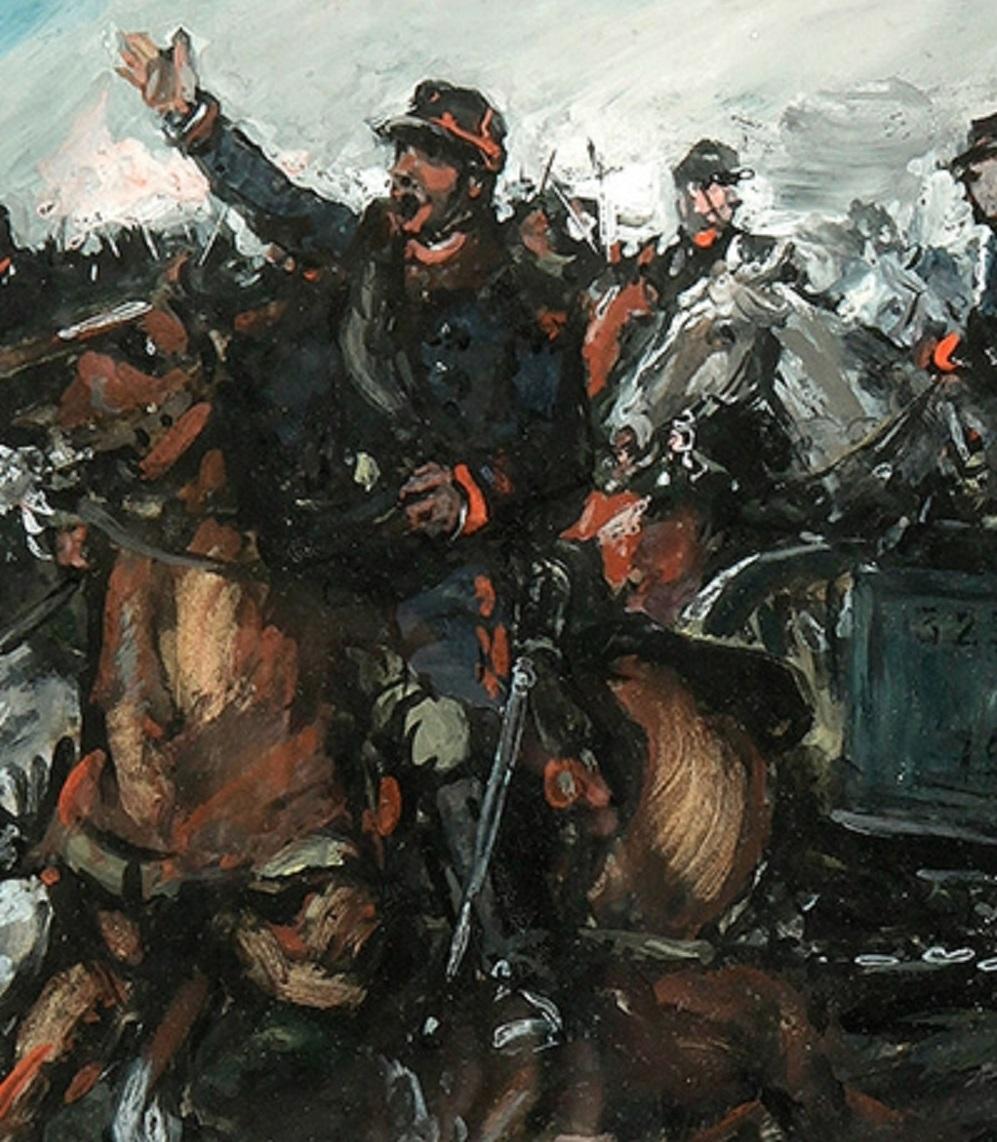 Autre Maneuvers de l'artillerie, 1901, Roberto Domingo Fallola en vente