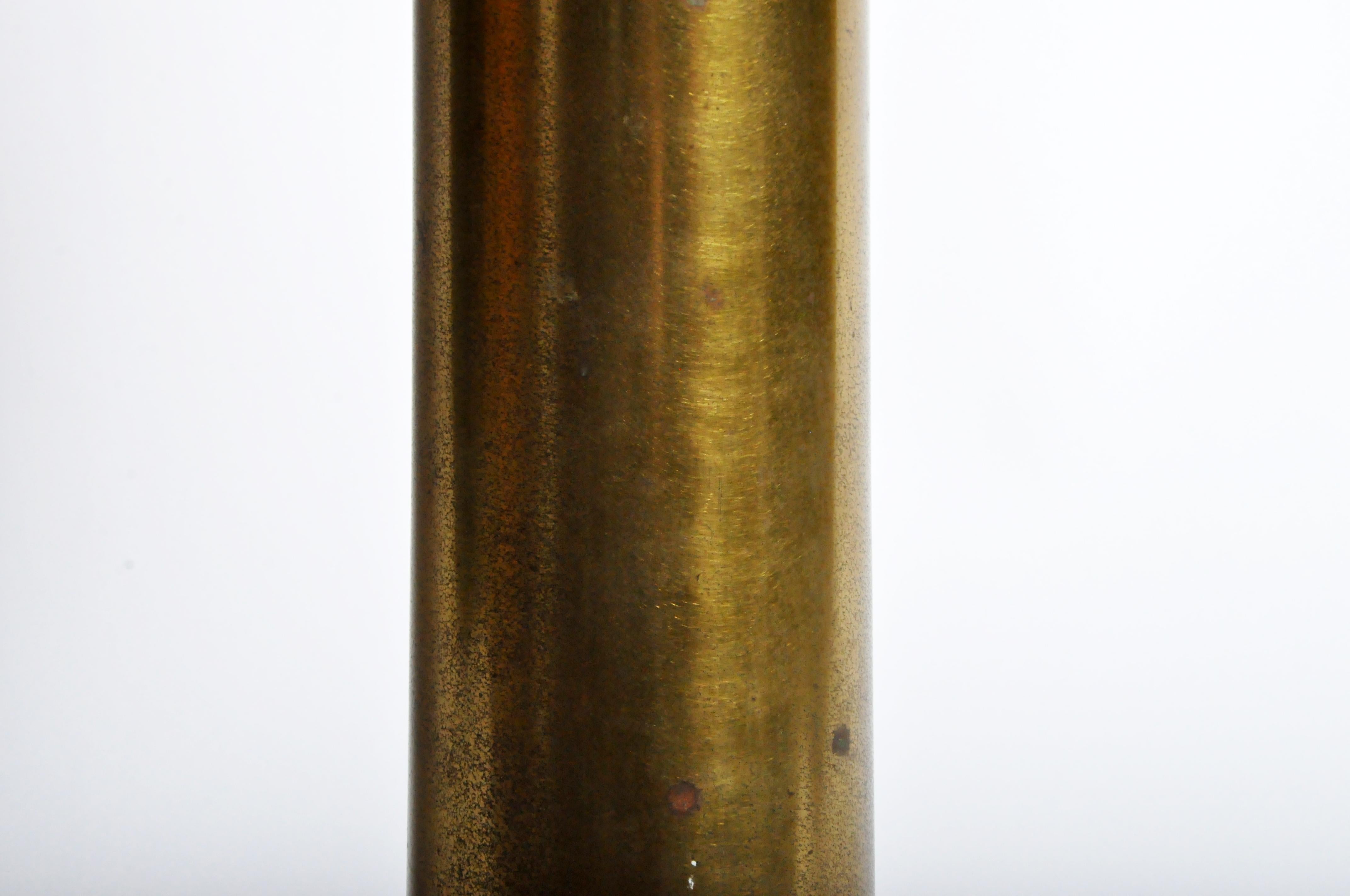 Brass Artillery Shell Casing Lamp