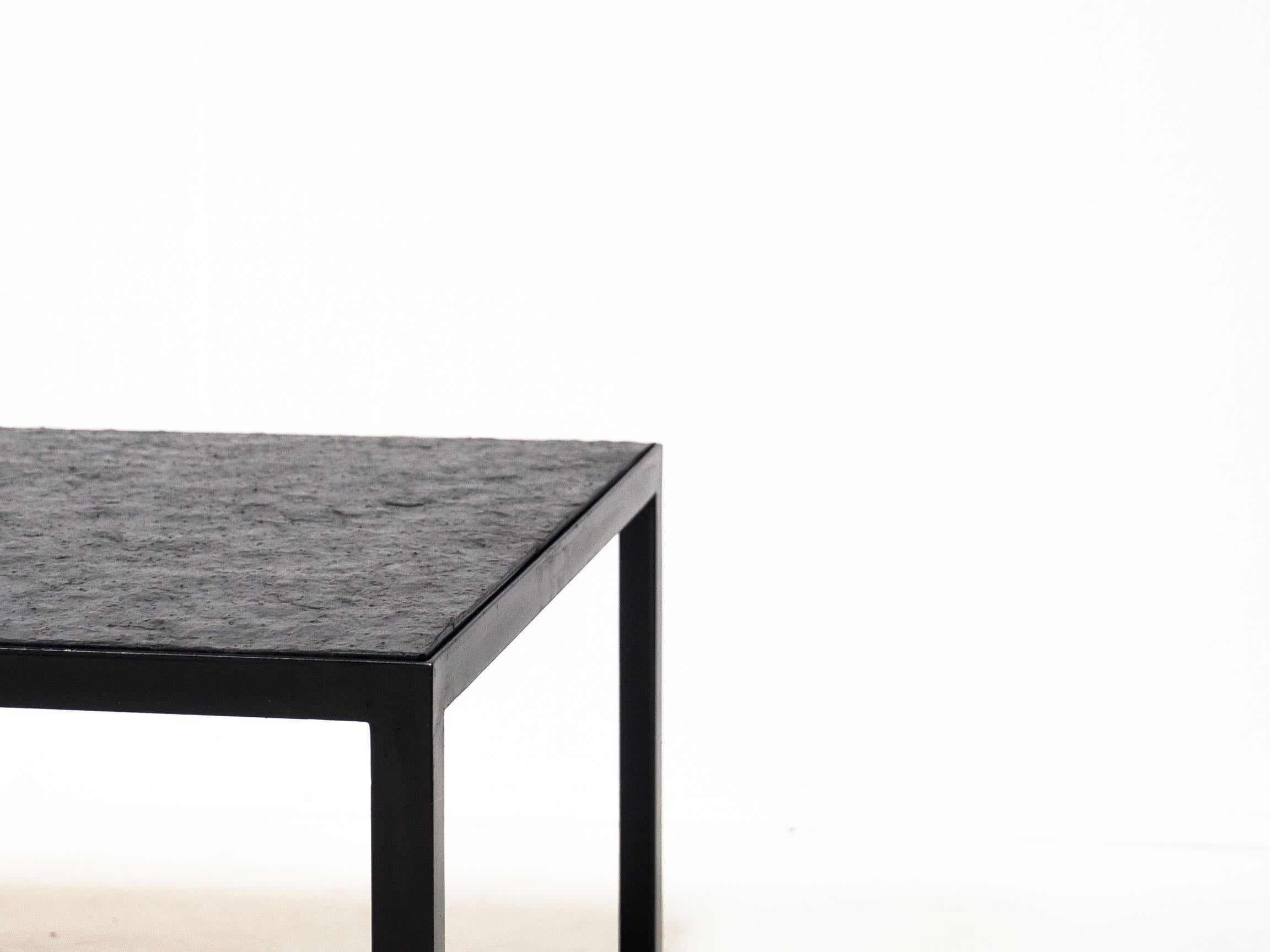 Dutch Artimeta stone slate coffee table – Floris Fiedeldij For Sale