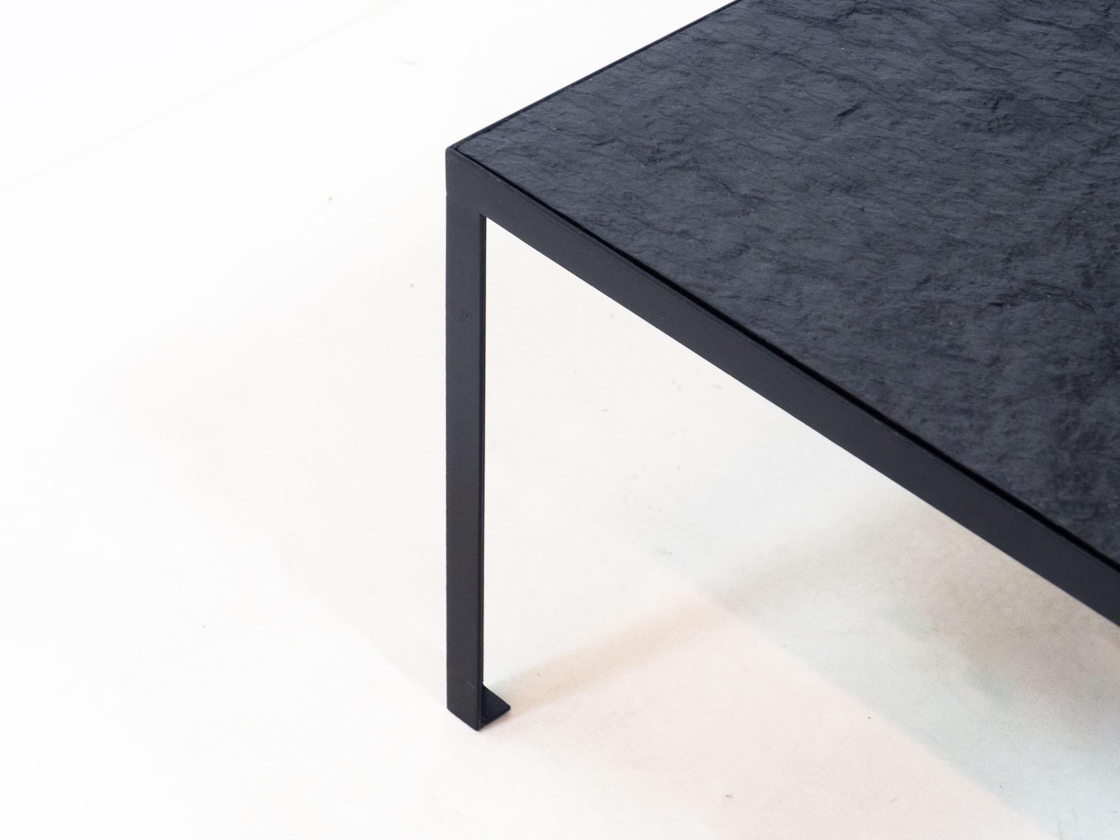 20th Century Artimeta stone slate coffee table – Floris Fiedeldij For Sale