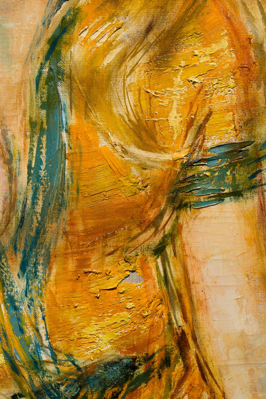 Questo ritratto dell'artista Artis Lane è uno dei tanti ritratti unici che ha dipinto di persone importanti che ha conosciuto nella sua lunga e illustre carriera. Il soggetto è 