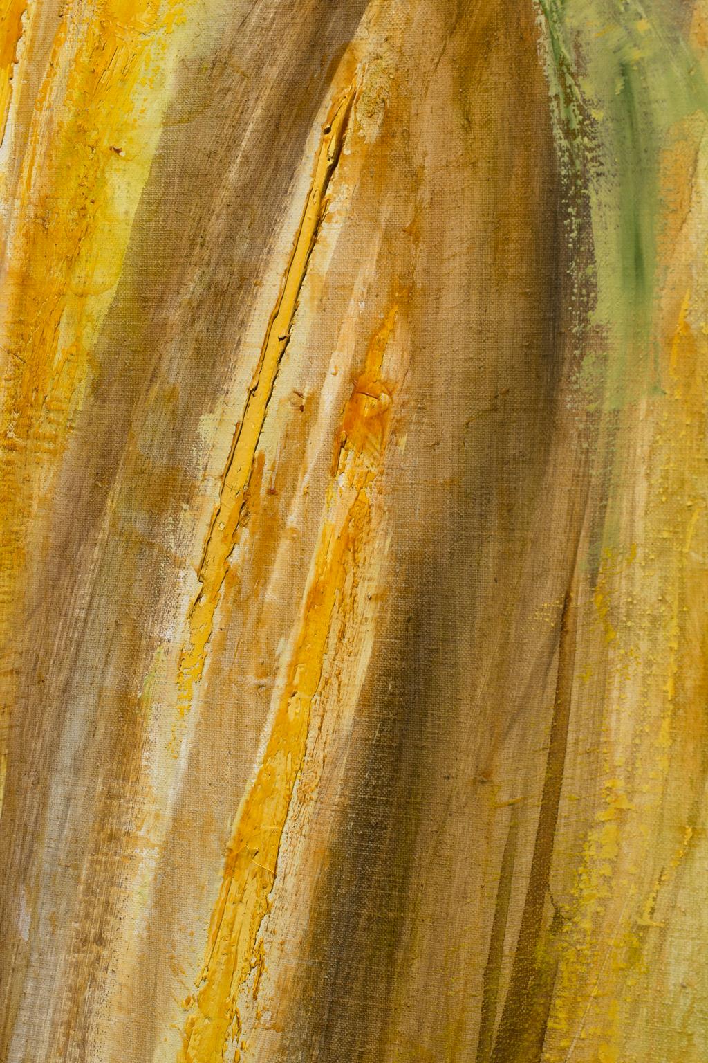Portrait féminine « Eva Gabor », couleurs dorées, star du film en vente 2