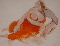 "Female", Acrylic on Paper