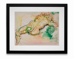 "Nude in Repose #1", Watercolor on Paper