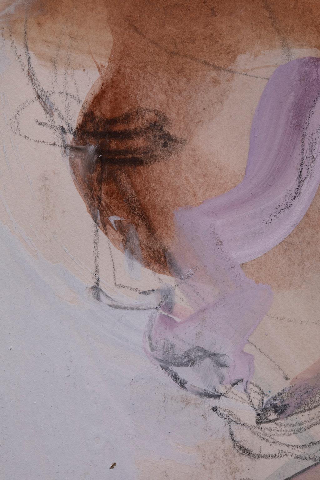 Questa tecnica mista su carta dell'artista fondamentale Artis Lane è uno dei tanti dipinti modello della sua lunga e illustre carriera. Il soggetto è una donna nuda in posa. Artis Lane, nei suoi numerosi nudi, ha scelto di ritrarre una diversità di
