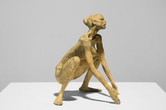 "New Birth" Female, Nude, Figurative, Sculpture, Bronze, Acrylic