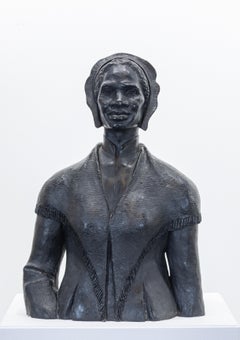 Retro "Sojourner Truth" Bronze Sculptural Bust, Portrait, 