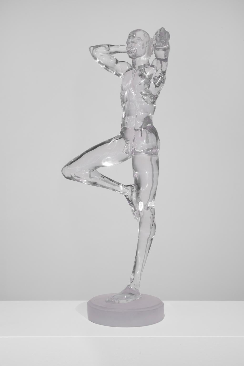 glass man statue