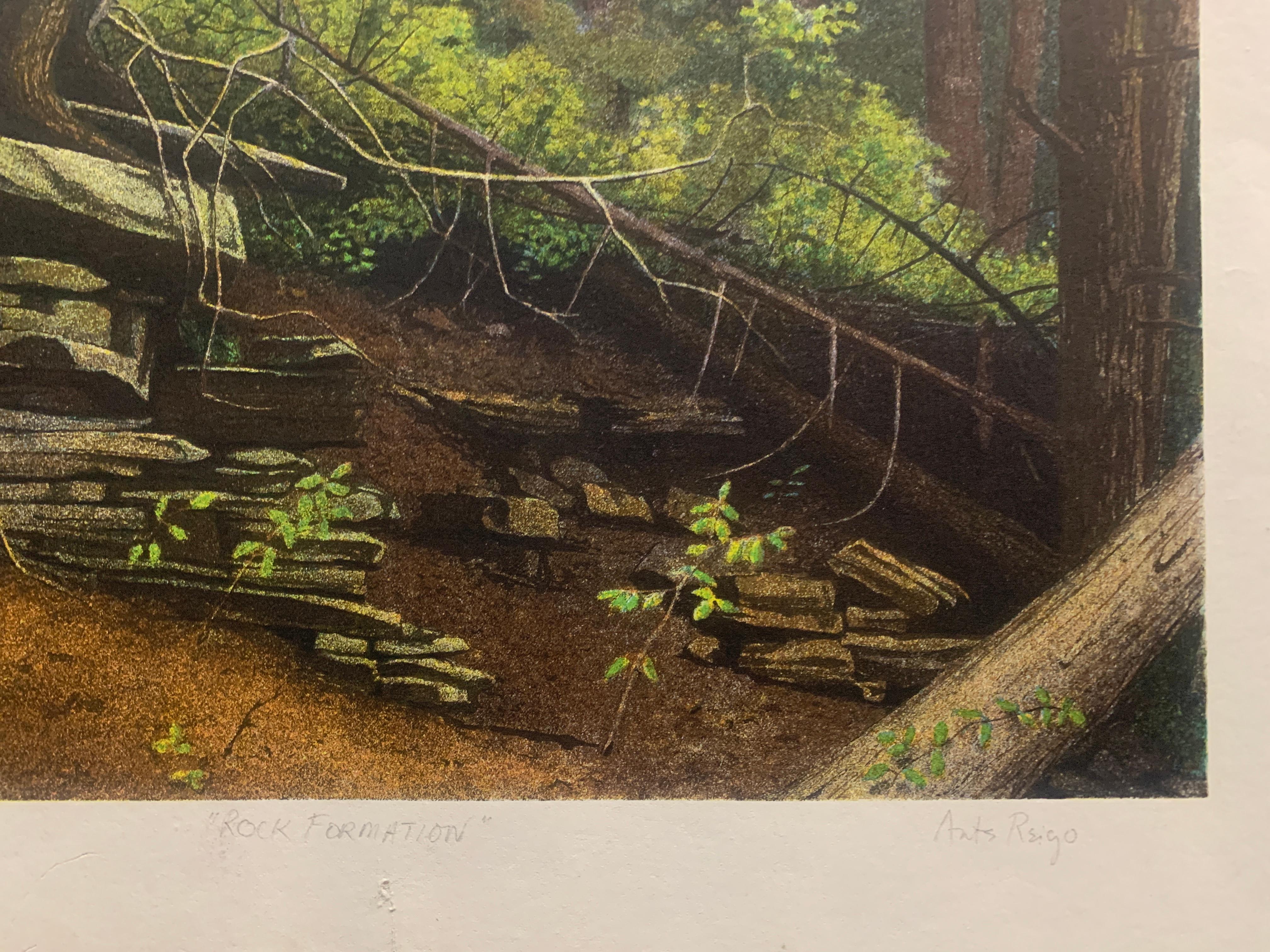 Rock Formation - Print by Artis Reigo