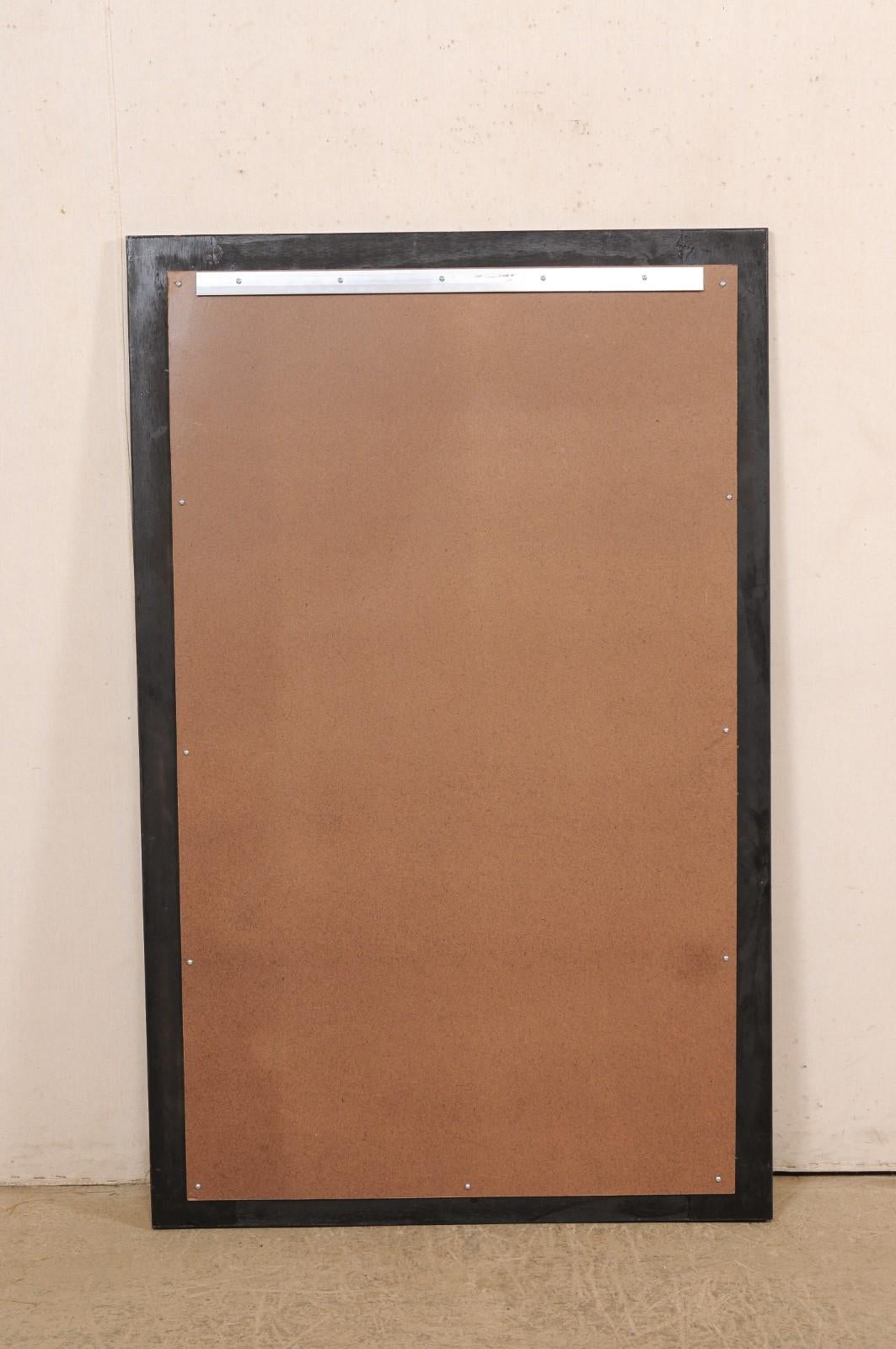 Artisan 5 Ft. Tall Mirror w/Tortoise Eglomisé Surround - Can Be Customized! For Sale 6