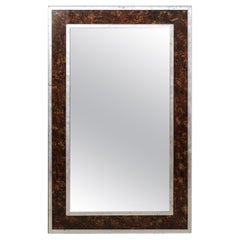 Artisan 5 Ft. Tall Mirror w/Tortoise Eglomisé Surround - Can Be Customized!