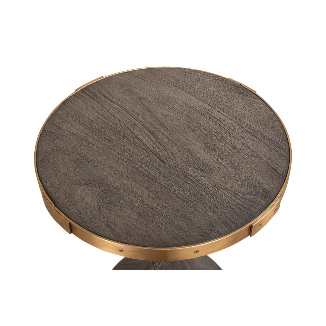 Modern Artisan Accent Table For Sale