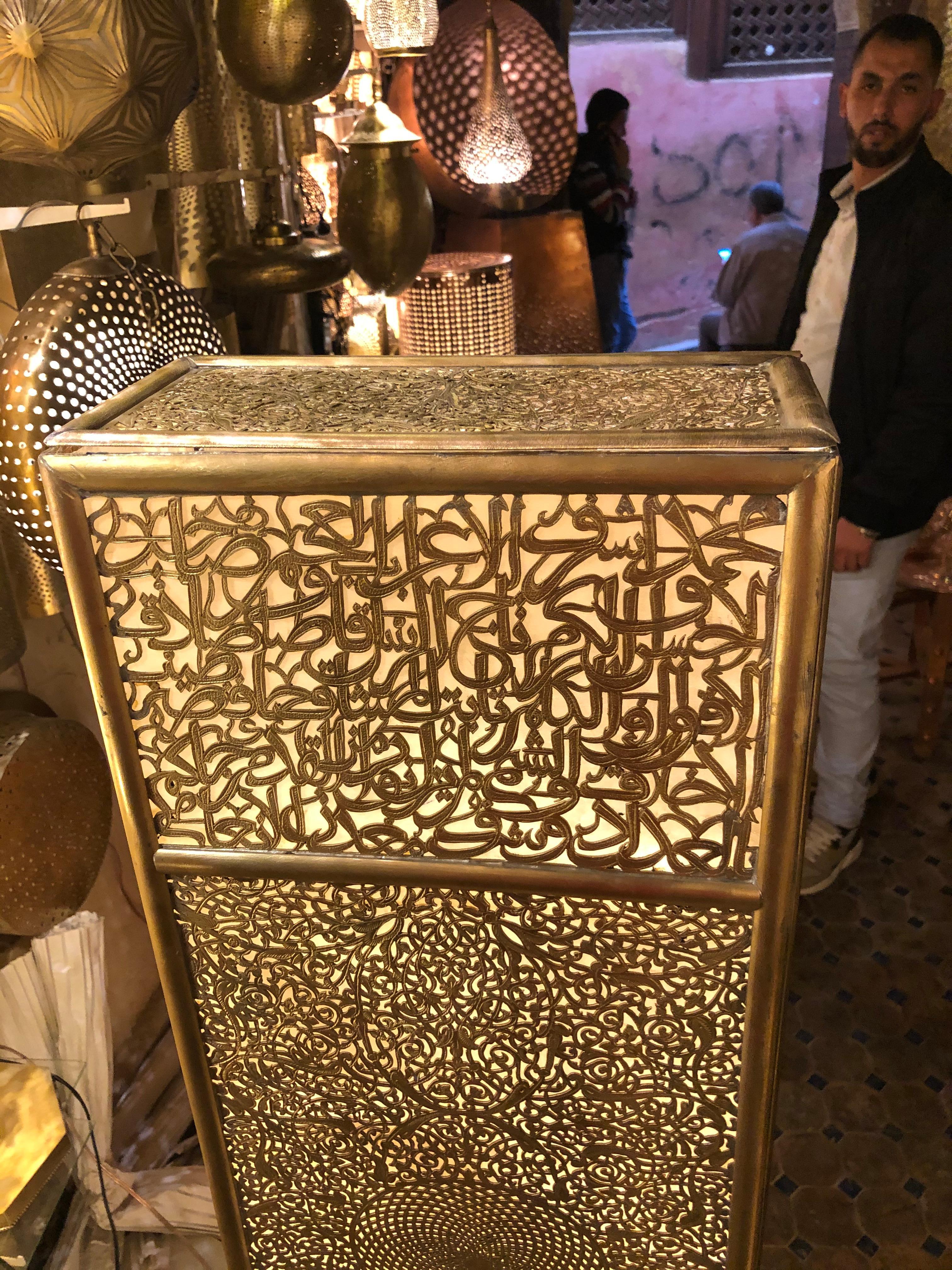 Moroccan Artisan Arts & Crafts Handcrafted Floor Lamp 