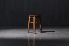 Kunsthandwerklicher Arts and Crafts-Hocker, Frankreich, frühes 20. Jahrhundert