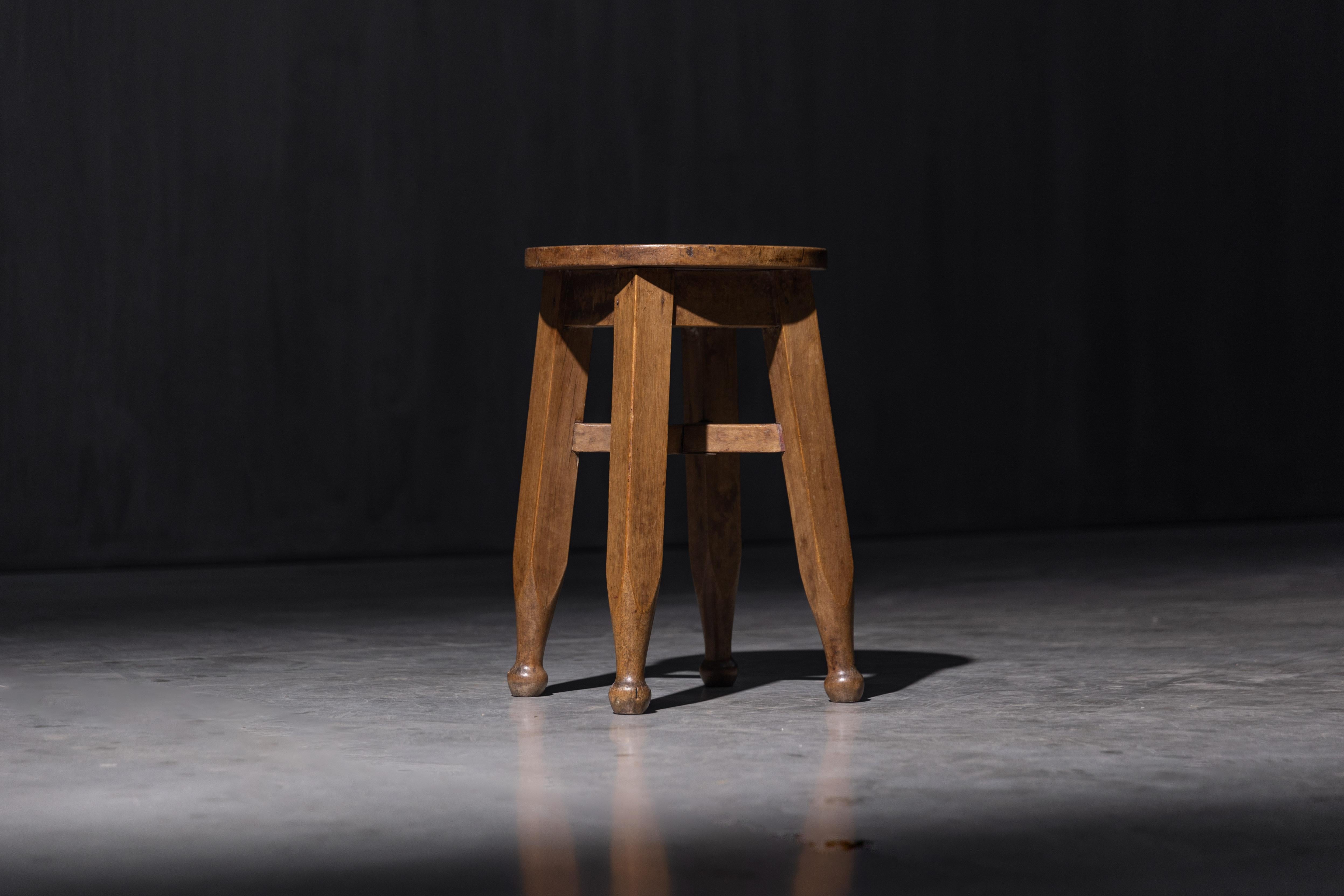 Taburete Artesano, Francia, Principios S. XX en Excelente estado para la venta en Antwerp, BE