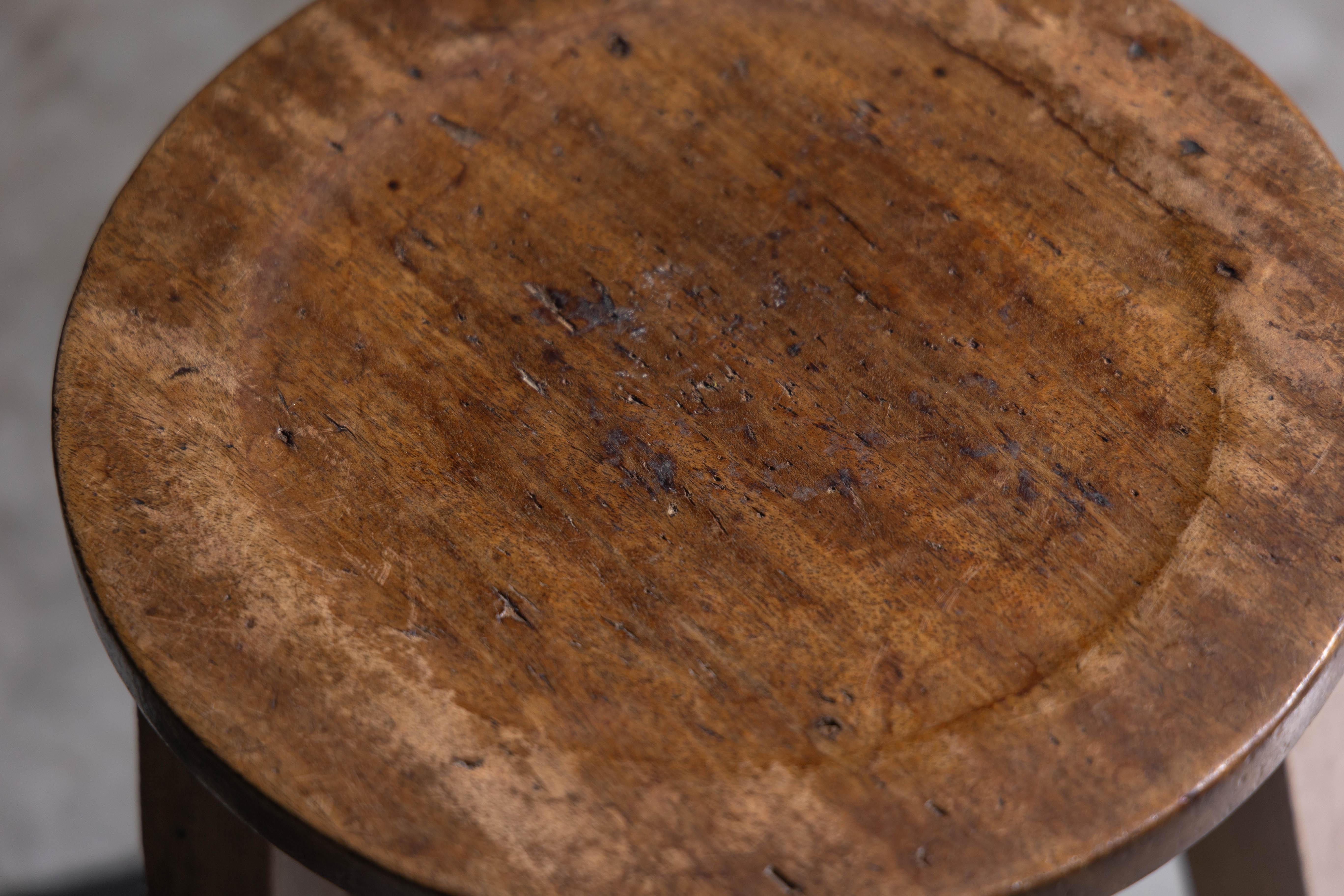 Taburete Artesano, Francia, Principios S. XX Madera en venta