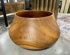 Artisan Atist Signed Turned Wood Bowl
