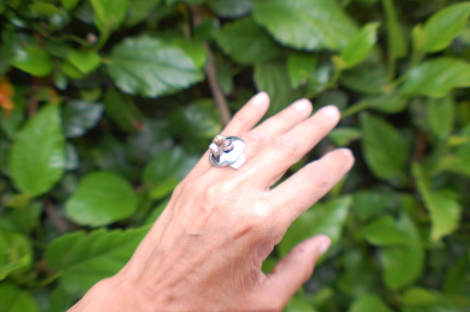 Green Opal Ring Hummingbird Ring 925 Sterling Silver ring 
