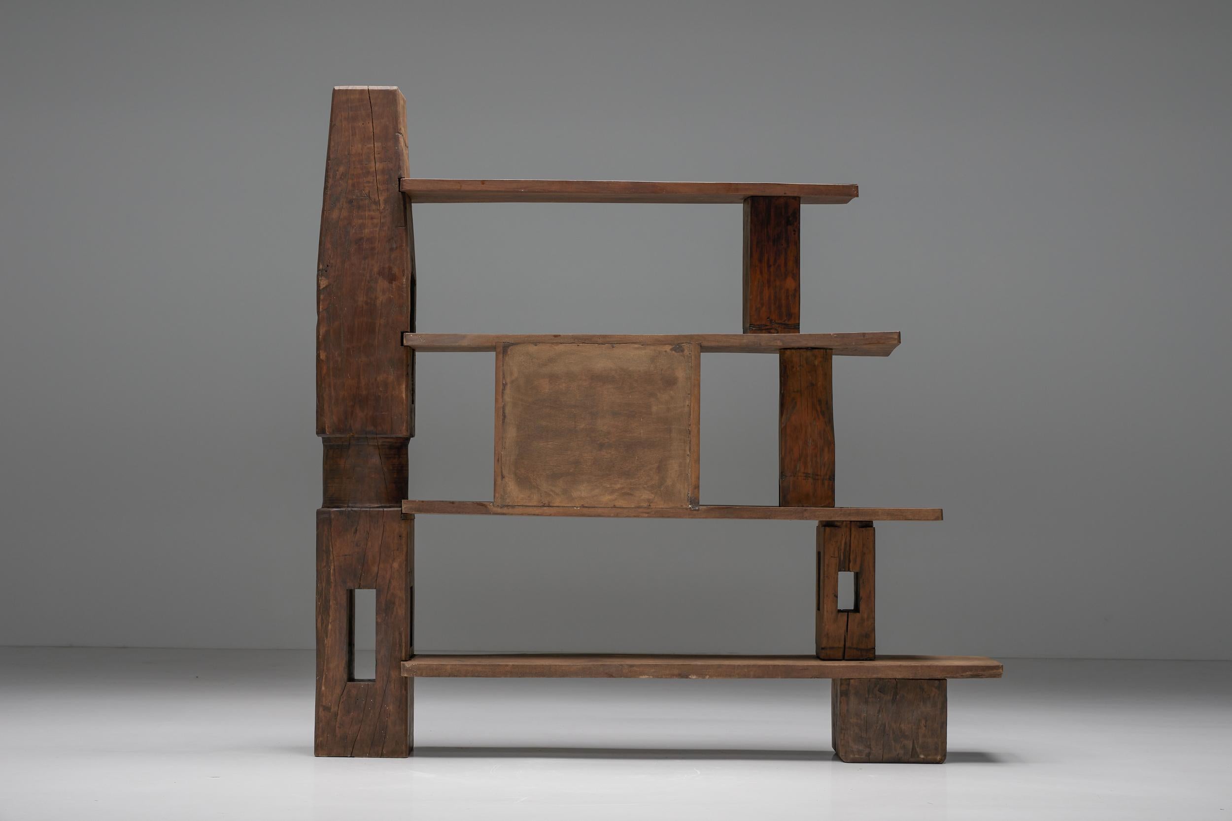 asymmetrical bookcase