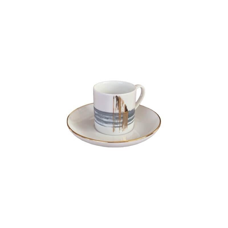a timeless collection of limoges porcelain that is inspired by the expressive painterly stroke. each piece is garnished with our brand’s signature mineral blue brushwork and gold gilding to provide an elegant table setting for all occassions.