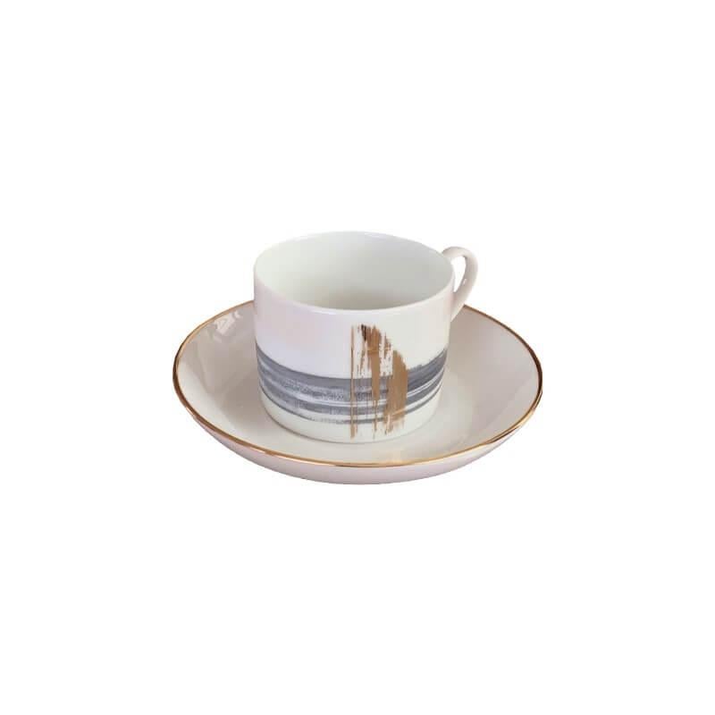 Art Deco Artisan Brush Teapot Set By André Fu Living For Sale