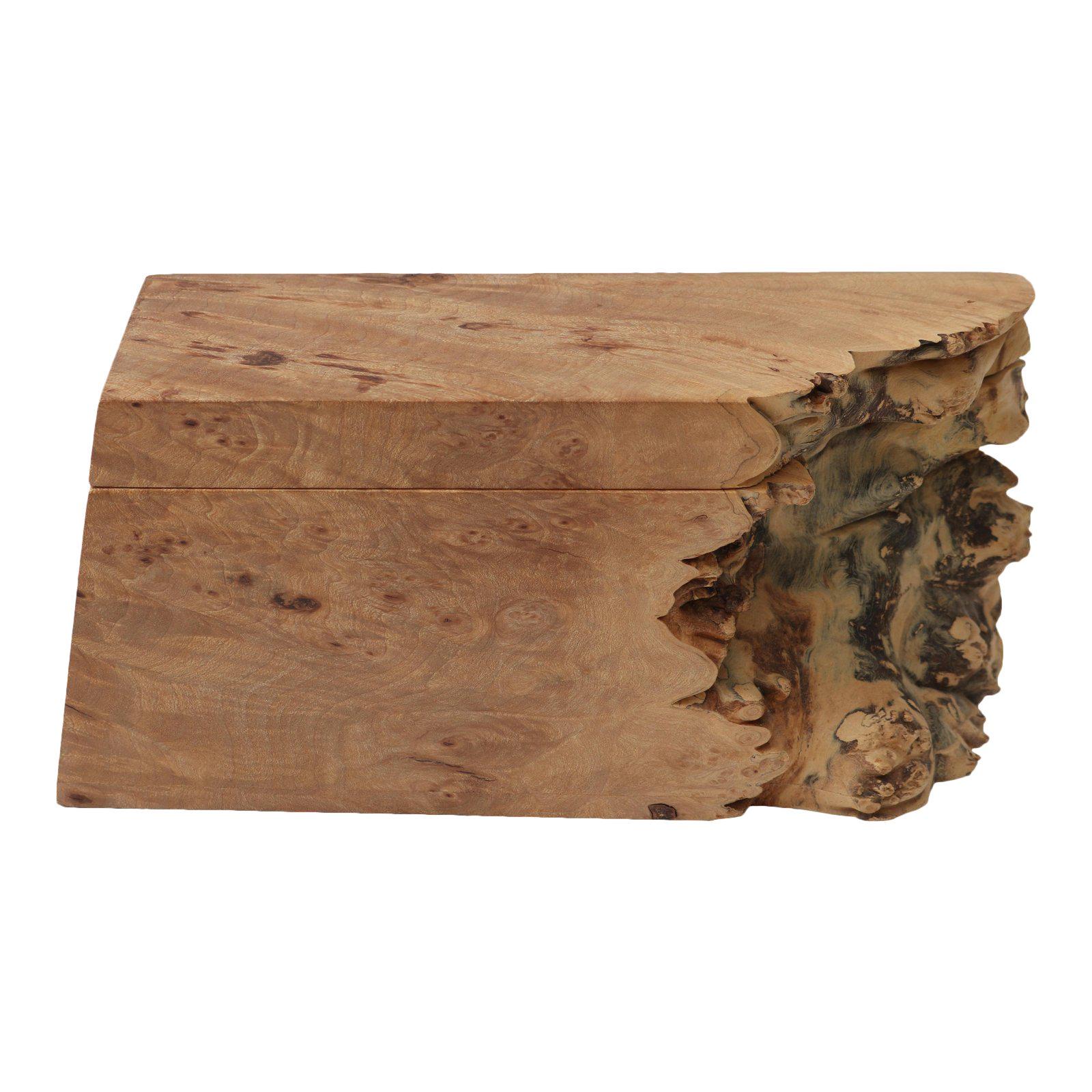 Organic Modern Artisan Burl Wood Box by Michael Elkan