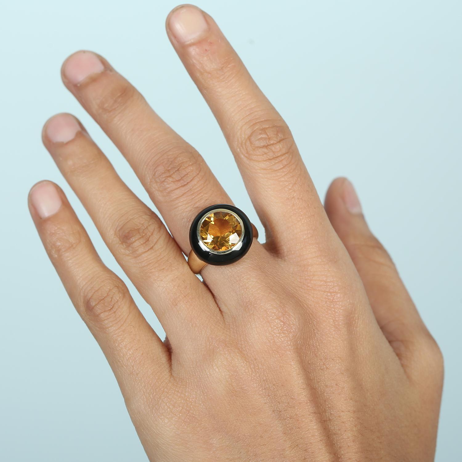 14KT:8.822g, Citr:4.81ct,Enam:0.06g, US-7