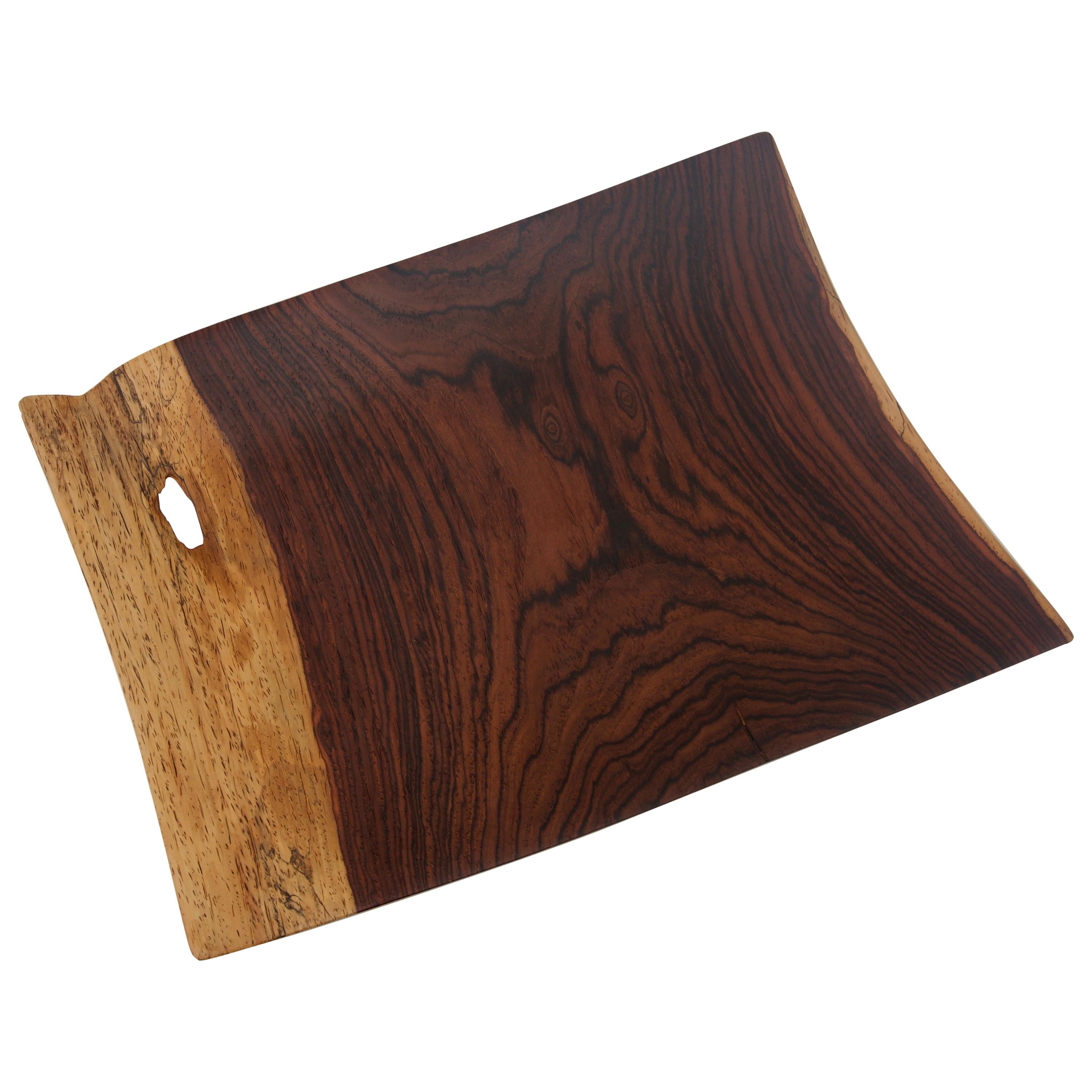 Artisan Cocobolo Wood Tray