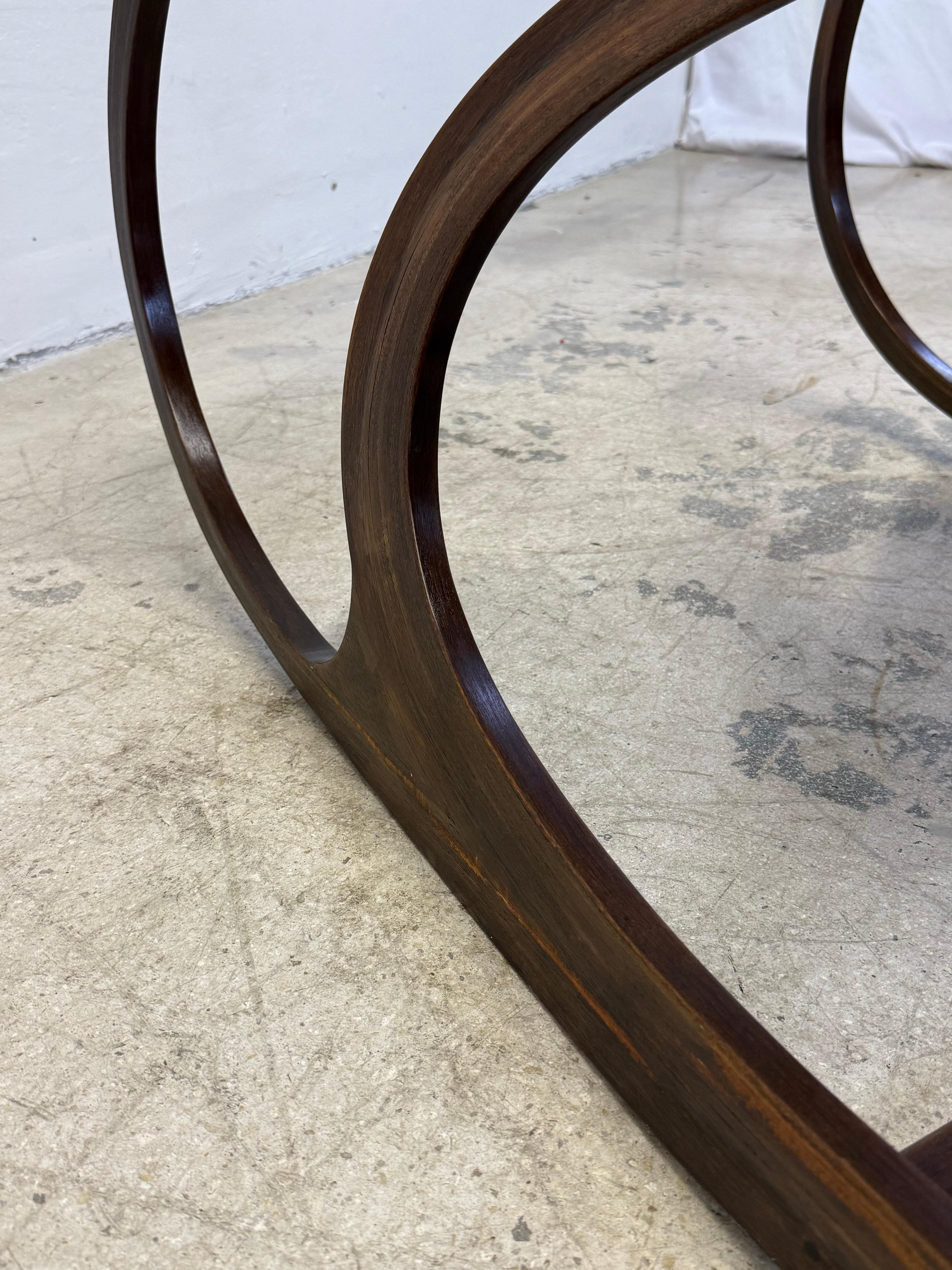 Artisan Crafted Organic Modern Sculptural Wood Rocking Chair, 1980s For Sale 8