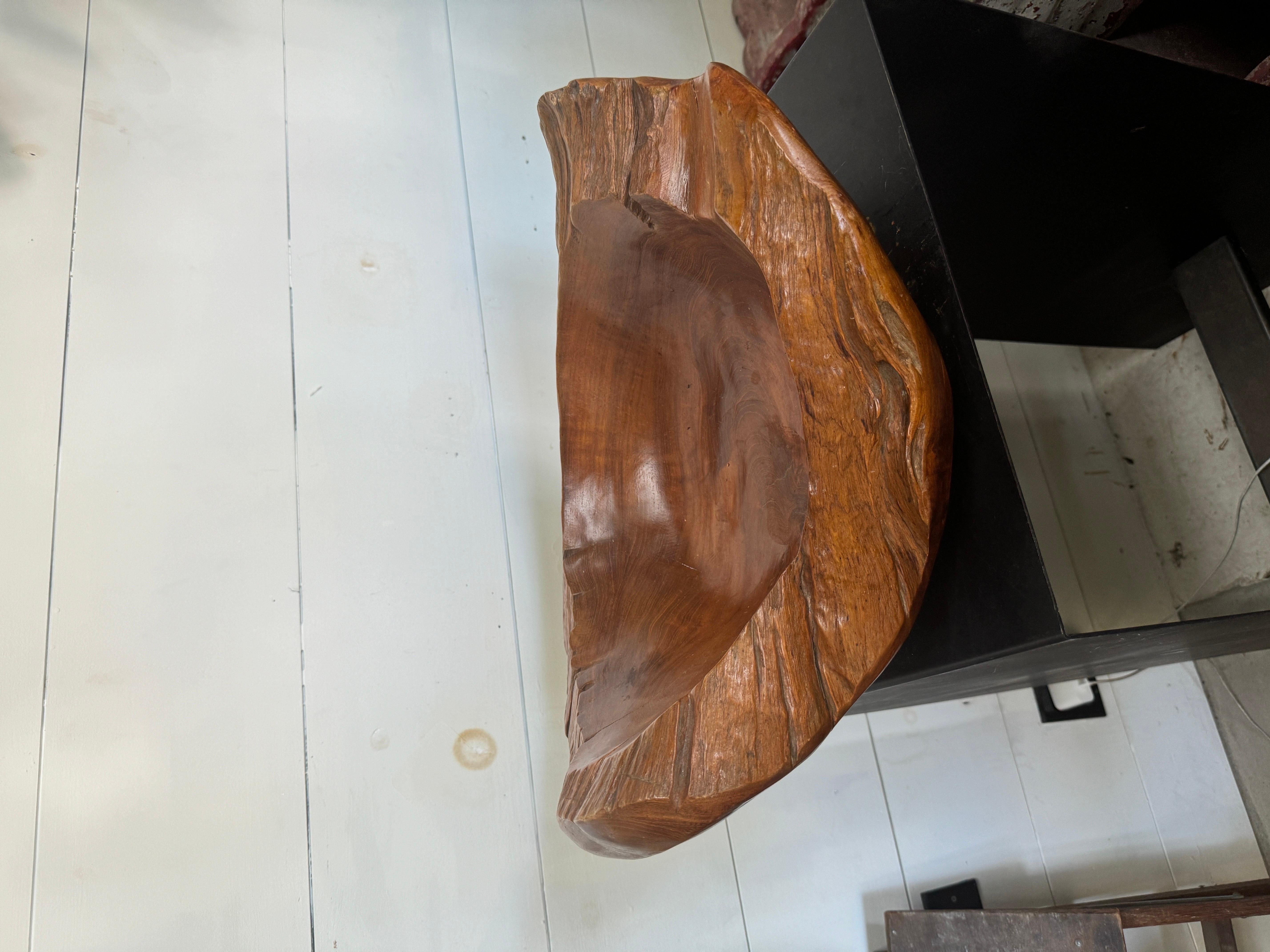 Cuenco de Teca Ecológica Hecho a Mano Tallado a mano en venta