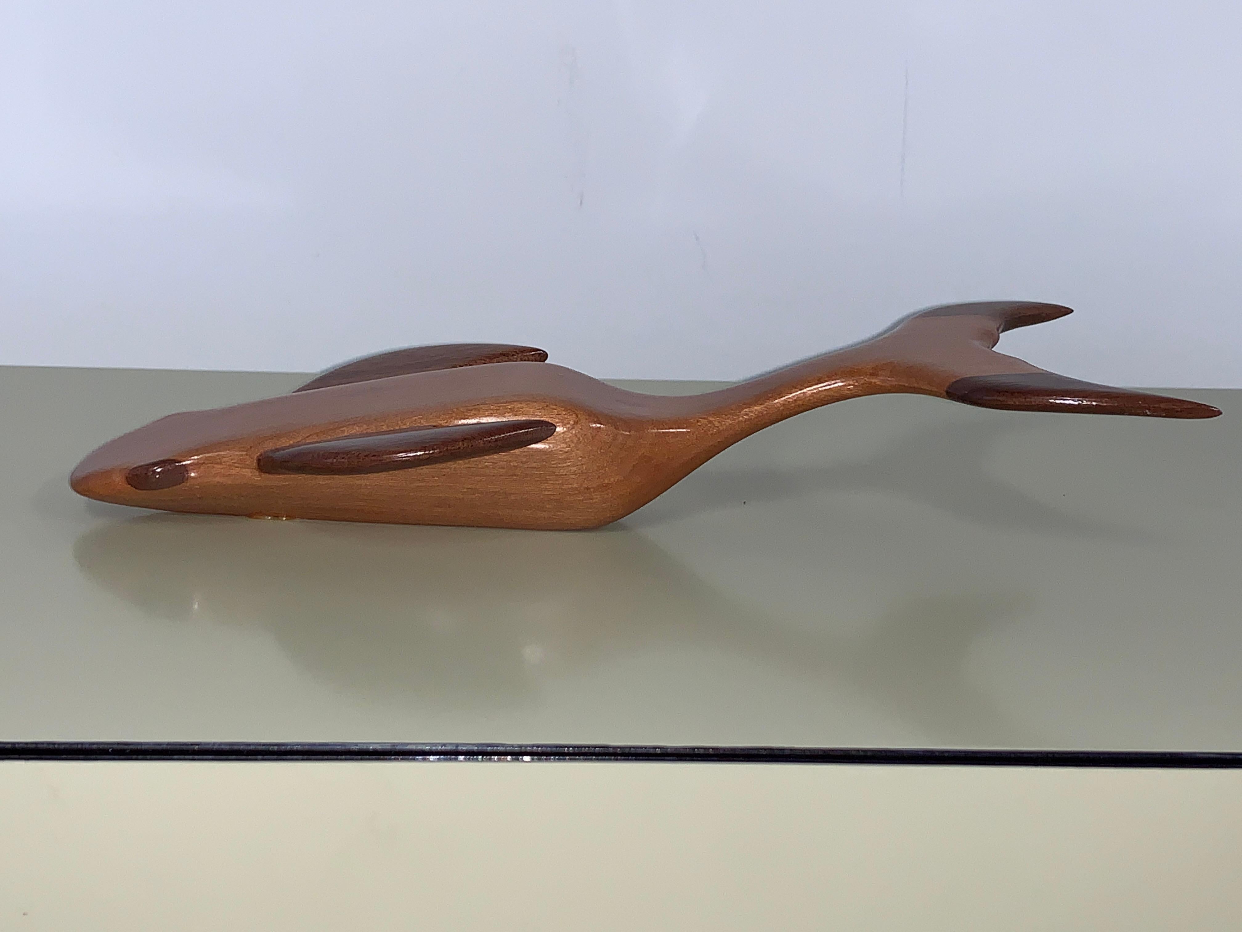 Wood Artisan Craftsman Whale Top Box For Sale
