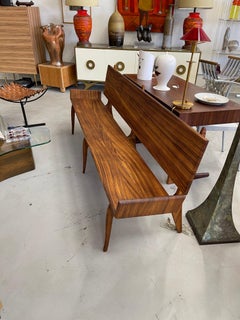 Artisan Craftsman Zebra Wood Bench